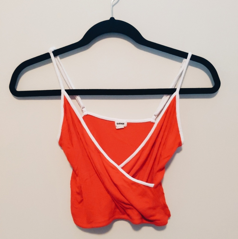 crossover front red cami